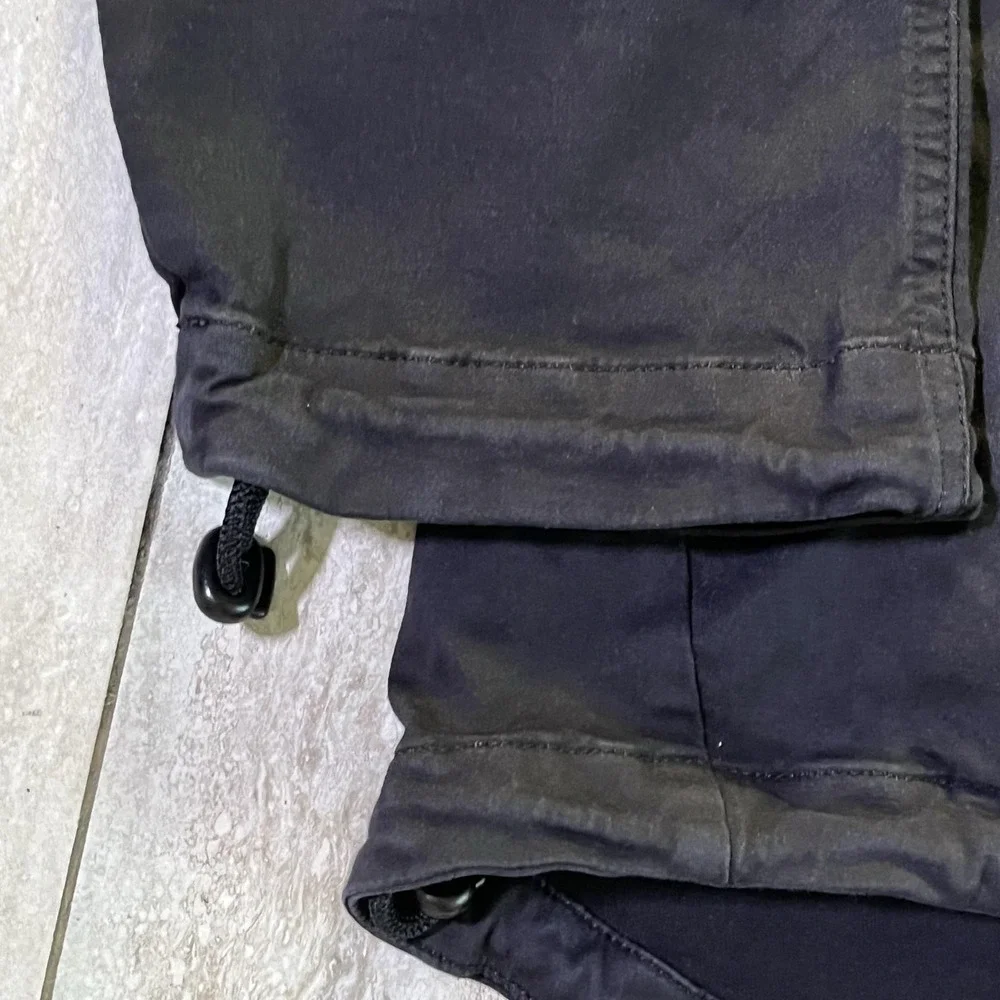 Diesel Jacket Mens Small Black D-Hennes Jogg JoggJeans Hooded Parka Full Zip